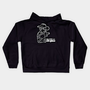 AIM for your life goals Kids Hoodie